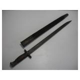 WWI BRITTISH 1907 BAYONET W/ LEATHER--