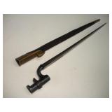 BRITTISH PATTERN ENFIELD SOCKET BAYONET W/