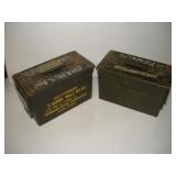 (2) 5.56 MILITARY AMMO BOXES