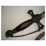 1800'S KNIGHTS TEMPLAR MASONIC CEROMONIAL--
