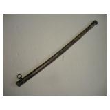 VINTAGE METAL SWORD SCABBARD 24IN