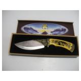 WOLF FIXED BLADE KNIFE W/