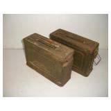 (2) .30 CAL MILITARY AMMO BOXES