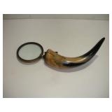 BULL HORN MAGNIFIEING GLASS