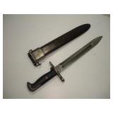 WWII US MILITARY UTICA UC M1 GARAND BAYONET W/