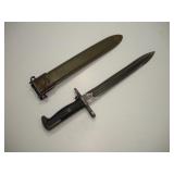 WWII OL US 1943 BAYONET W/ SCABBARD