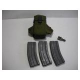 (3) 30 ROUND M16 MAGAZINES W/