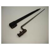 VINTAGE US TRAPDOOR SPRINGFIELD BAYONET W/