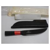 BUSHMAN FIXED BLADE KNIFE W/ SHEATH