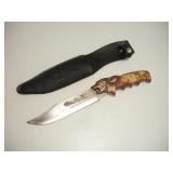 BOWIE KNIFE W/ SHEATH   6 1/2 IN BLADE
