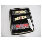 (3) CIVIL WAR COMMEMORATIVE FOLDING KNIVES