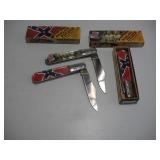 (3) MASTER BARLOW COMMEMORATIVE KNIVES W/