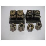 (4) .45 CAL MOON CLIPS W/ HOLSTERS (24 ROUNDS)