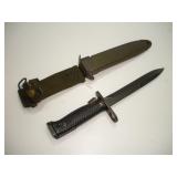 VIETNAM ERA US BAYONET W/ SCABBARD