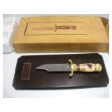 ROBERT E LEE COMEMORATIVE BOWIE KNIFE W/