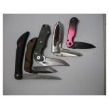 (5) FOLDING KNIVES