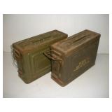 (2) .30 CAL MILITARY AMMO BOXES