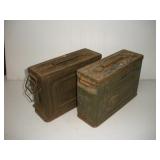 (2) .30 CAL MILITARY AMMO BOXES
