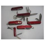 (6) SWISS ARMY KNIVES