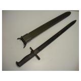 US SA 1919 BAYONET W/ METAL SCABBARD