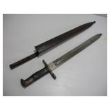 US 1899 WWI KRAG RIFLE BAYONET W/