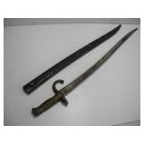 1866 FRENCH MLE CHASSEPOT BAYONET W/