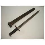 WWI US SPRINGFIELD RIA 1917 BAYONET W/ SCABBARD