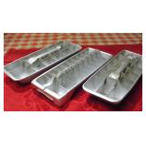 1960 ALUM METAL ICE CUBE TRAYS