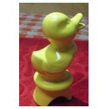 BOYD YELLOW CERAMIC PIE BIRD 5 INCH TALL
