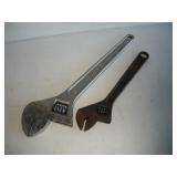 SK 16IN AND PROTO 12IN ADJUSTABLE WRENCHES