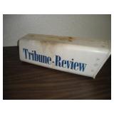 TRIBUNE REVIEW PLASTIC NESPAPER BOX 5X5X20 INCH