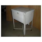JOHNSON GALVINZED STEEL DRAIN TUB W/ LID & DRAIN
