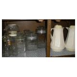 CANISTERS AND COFFE CARAFES
