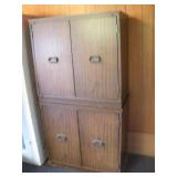 2 CABINATS STACKED 32X17X31 EACH