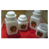 JEANNETTE GLASS HARVEST CANISTER