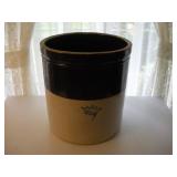 VINTAGE 6 GALLON CROCK-CRACKED