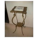 VINTAGE METAL PLANT STAND 28IN TALL