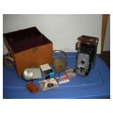 POLAROID 95 LAND CAMERA W/ CASE