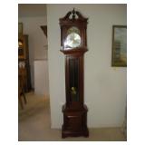 HERMLE 'VIKING MAHOGANY GRAND FATHER CLOCK