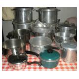 S/S & ALUM POTS AND PANS