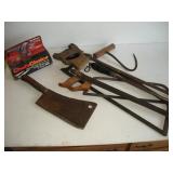 MEAT SAWS - CLEAVER AND HOOK
