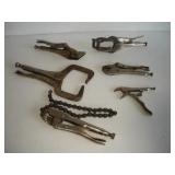 LOCKING PLIERS AND WELDING CLAMPS