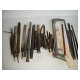 HACKSAW CHISELS PUNCHES AND FILES