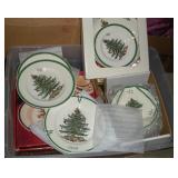SPODE CHRISTMAS TREE DISHES
