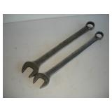 SNAPON 1 1/8 AND 1 1/4 COMBINATION WRENCHES