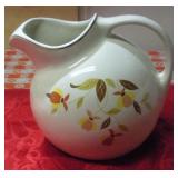 AUTUMN LEAF JEWEL TEA HALL POTTERY PITCHER
