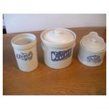 PFALTZGRAFF COOKIE AND SALT JAR W/