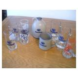 PENN STATE GLASSES AND MUG W/ JEANETTE--