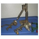 HAND GRINDERS-APPLE PEELER-BOTTLE CAPPER