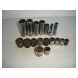 SNAPON 3/8 DRIVE ASSORTED SOCKETS